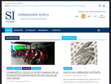 Tablet Screenshot of integracionactiva.com.ar
